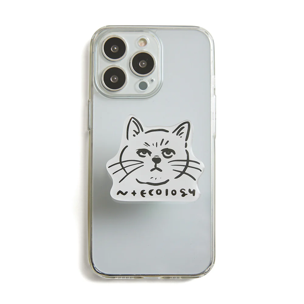 N+ECOLOGY ネコロジーの猫柄のスマホケース